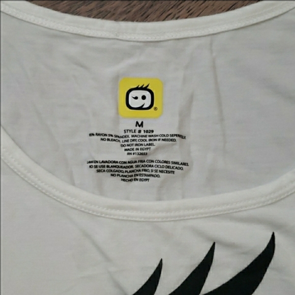 WonderWink NWOT racerback white tank top size medium - Picture 3 of 6